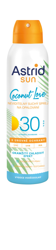 Astrid Sun - neviditelný suchý olej na opalování - SPF30, 150 ml