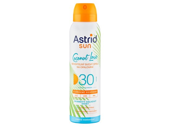 Astrid Sun - neviditelný suchý olej na opalování - SPF30, 150 ml