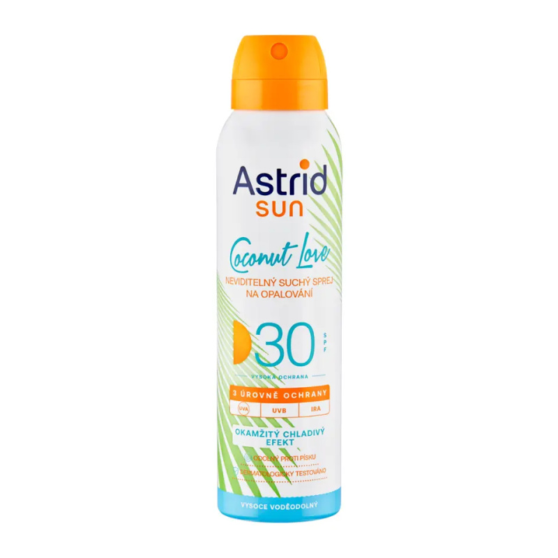 Astrid Sun - neviditelný suchý olej na opalování - SPF30, 150 ml