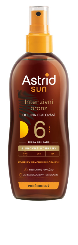 ASTRID Sun olej na opalování OF6 200 ml