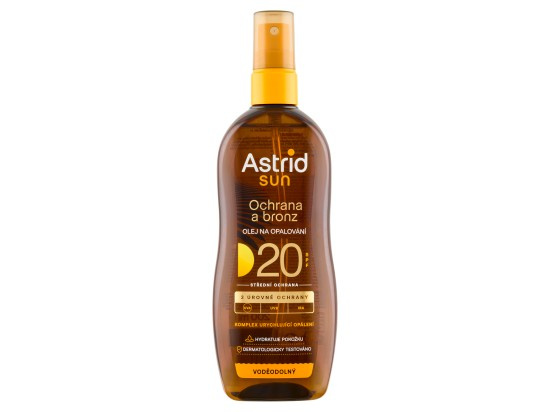 ASTRID SUN Olej na opalování SPF 20, 200 ml
