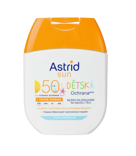 ASTRID SUN Dětské mléko na opalování SPF 50, 60 ml