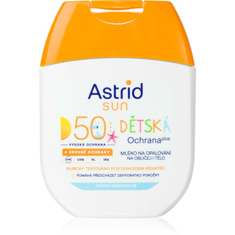 ASTRID SUN Dětské mléko na opalování SPF 50, 60 ml