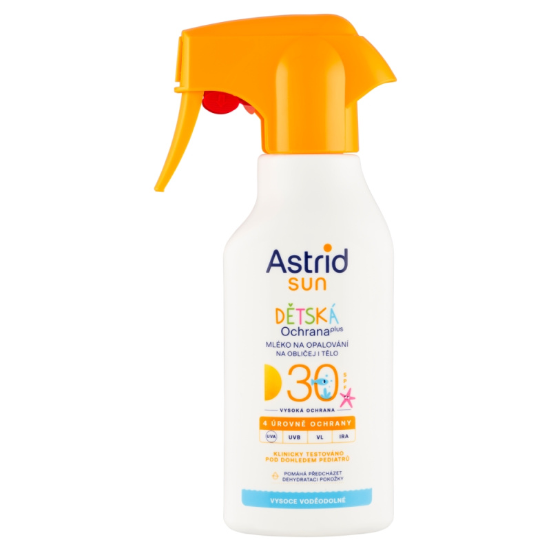 Astrid Sun dětské mléko na opalování SPF 30 ve spreji 200 ml