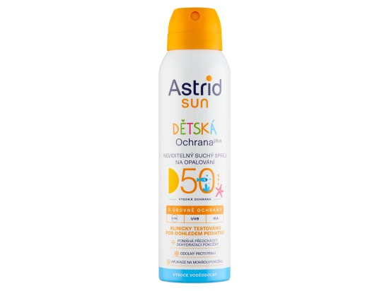 Astrid Sun neviditelný sprej na opalování pro děti SPF 50 150 ml