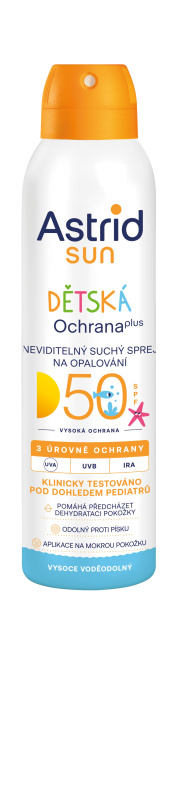 Astrid Sun neviditelný sprej na opalování pro děti SPF 50 150 ml