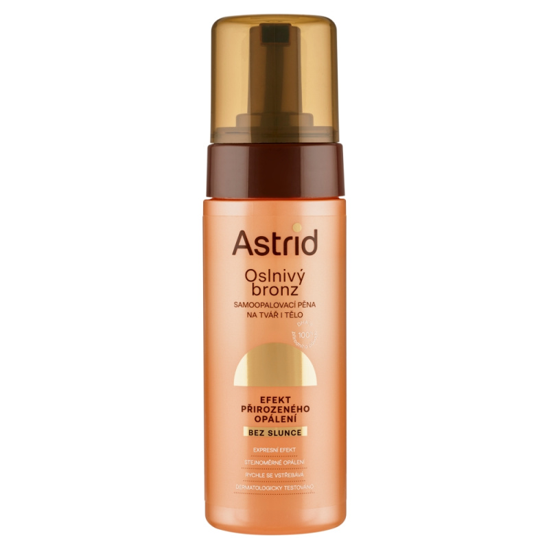Astrid Oslnivý bronz samoopalovací pěna pro ženy 150 ml
