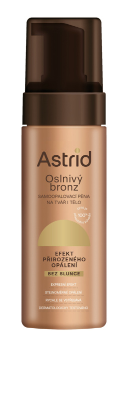 Astrid Oslnivý bronz samoopalovací pěna pro ženy 150 ml