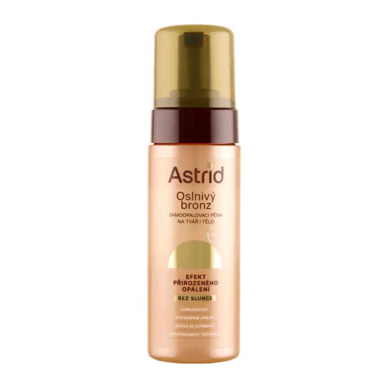 Astrid Oslnivý bronz samoopalovací pěna pro ženy 150 ml