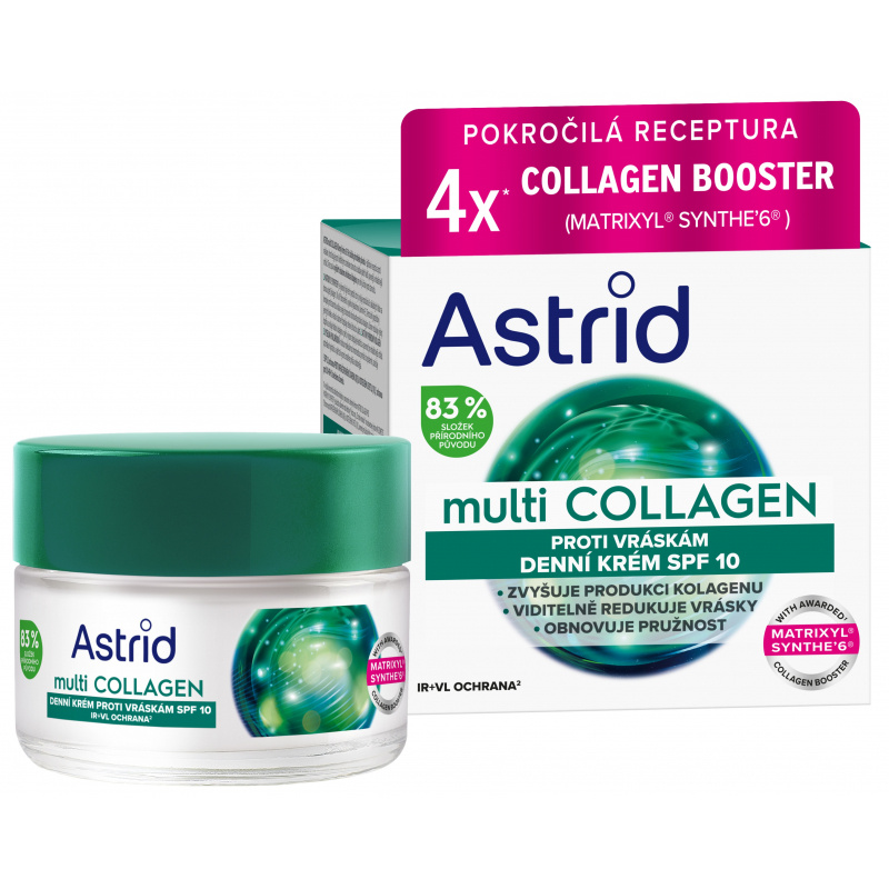 Astrid Multicollagen denní krém proti vráskám SPF 10 50 ml