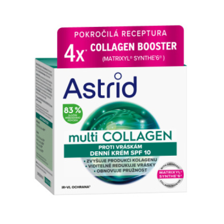 Astrid Multicollagen denní krém proti vráskám SPF 10 50 ml