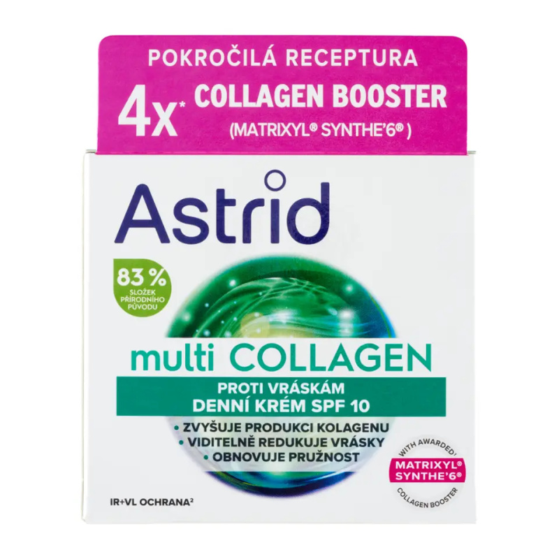Astrid Multicollagen denní krém proti vráskám SPF 10 50 ml
