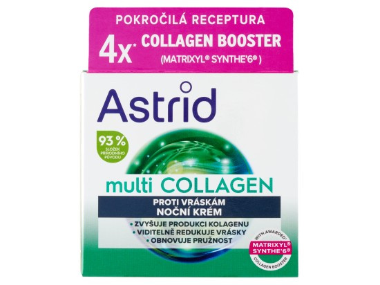 Astrid Multicollagen noční krém proti vráskám 50 ml