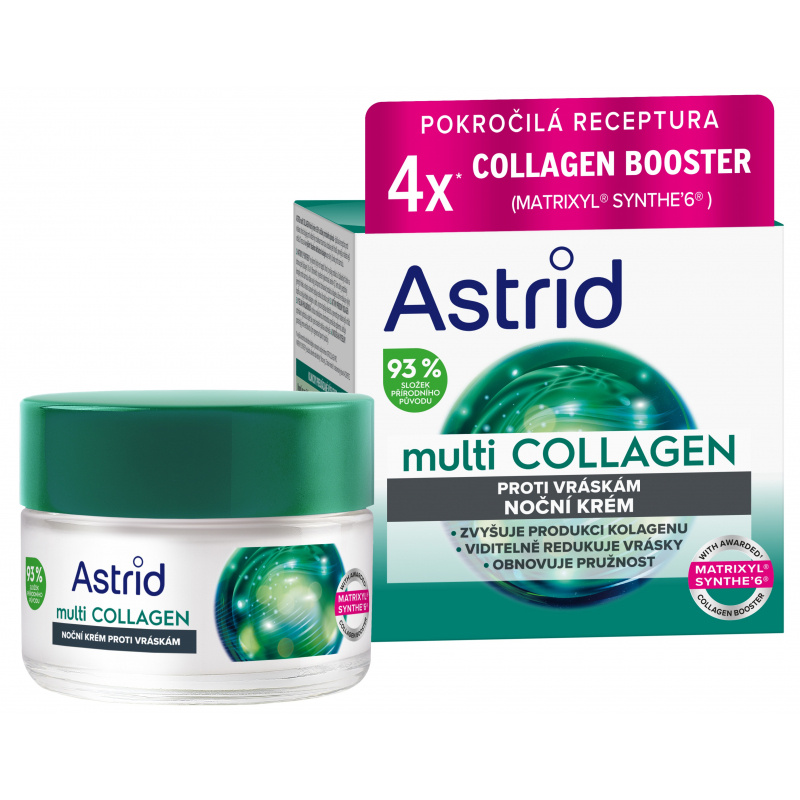 Astrid Multicollagen noční krém proti vráskám 50 ml
