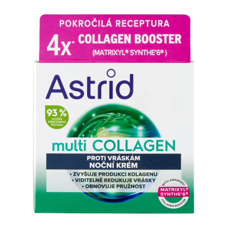 Astrid Multicollagen noční krém proti vráskám 50 ml