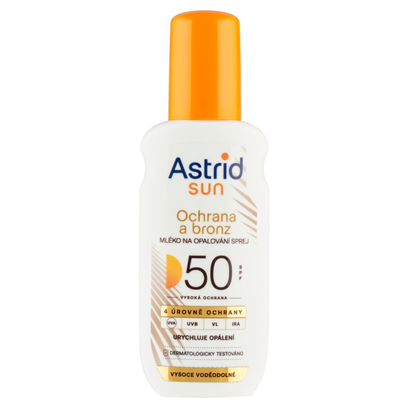 Astrid Sun mléko na opalování ve spreji SPF 50 150 ml