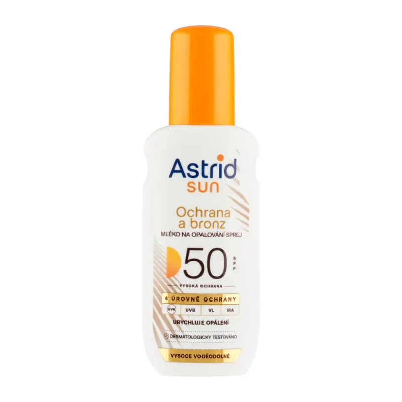 Astrid Sun mléko na opalování ve spreji SPF 50 150 ml