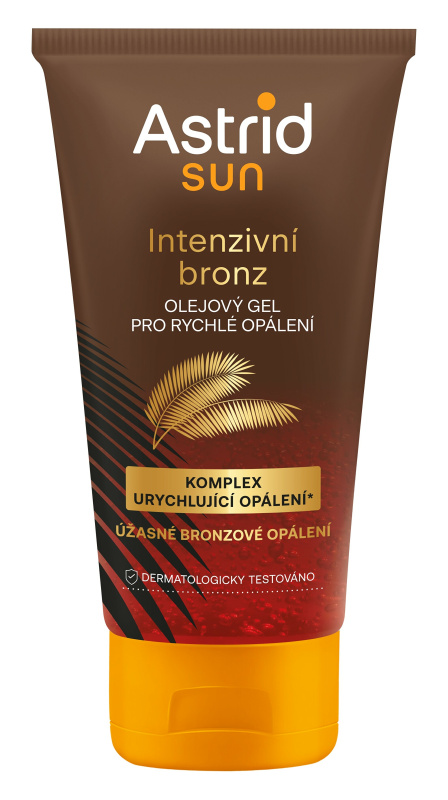 Astrid Sun olejový gel pro rychlejší a déletrvající opálení 150 ml