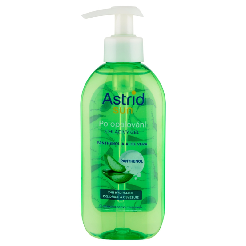 Astrid Sun chladivý gel po opalování s panthenolem 200 ml