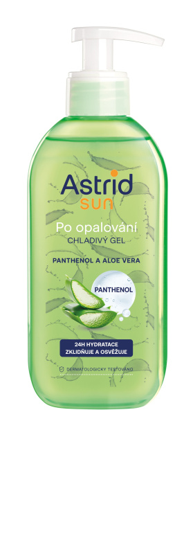 Astrid Sun chladivý gel po opalování s panthenolem 200 ml