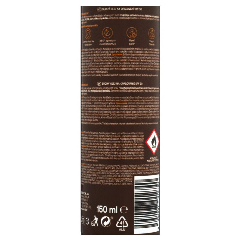 Astrid Sun suchý olej na opalování SPF 30 150 ml