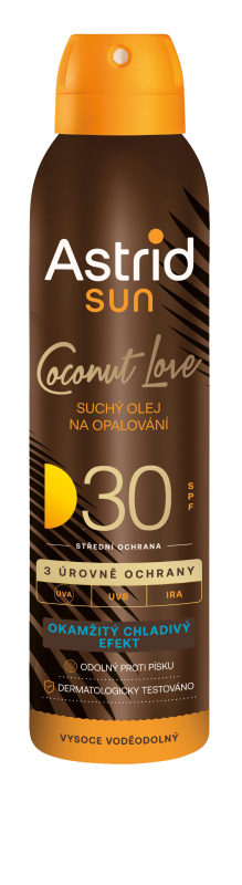 Astrid Sun suchý olej na opalování SPF 30 150 ml
