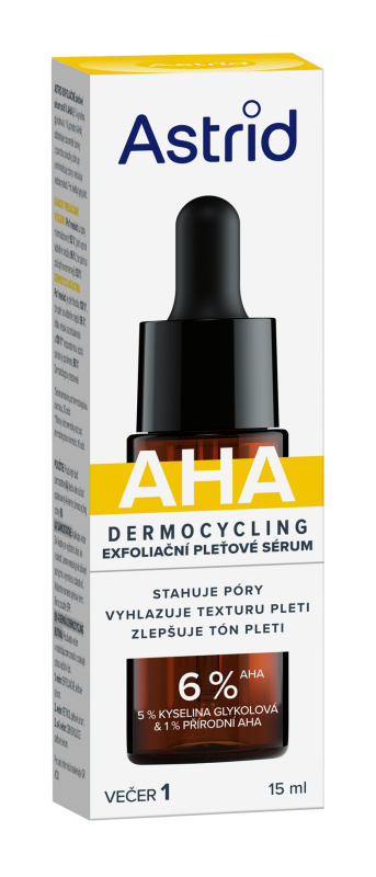 Astrid Dermocycling AHA exfoliační pleťové sérum 15 ml