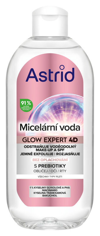 Astrid Glow Expert micelární voda 400ml