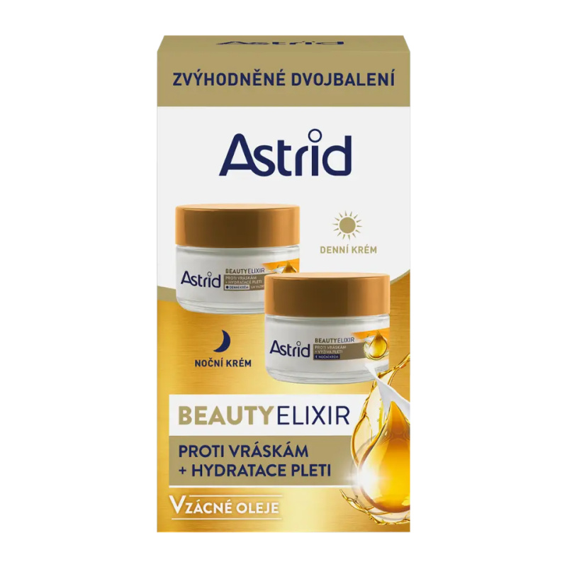 ASTRID krém Beauty Elixír duopack nočnídenní 2x 50 ml
