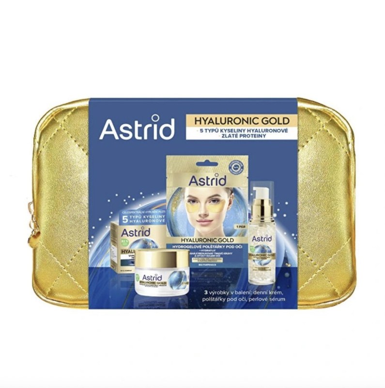 Astrid Hyaluronic Gold dárková sada pro dokonalou pleť