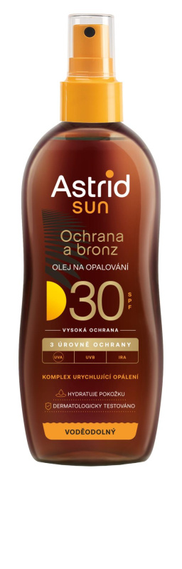 Astrid Sun Olej na opalování SPF 30 200 ml