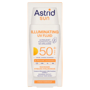Astrid Ultralehký pleťový fluid na opalování spf 50+ Sun 50 ml