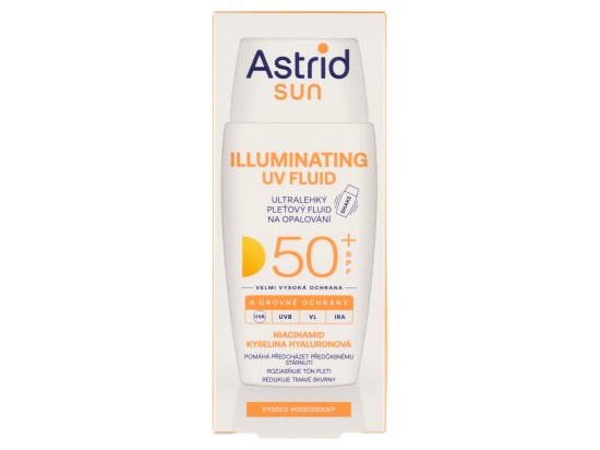 Astrid Ultralehký pleťový fluid na opalování spf 50+ Sun 50 ml