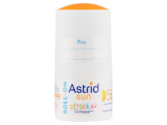 Astrid Dětské mléko na opalování Roll-on SPF 50+ Sun 50 ml