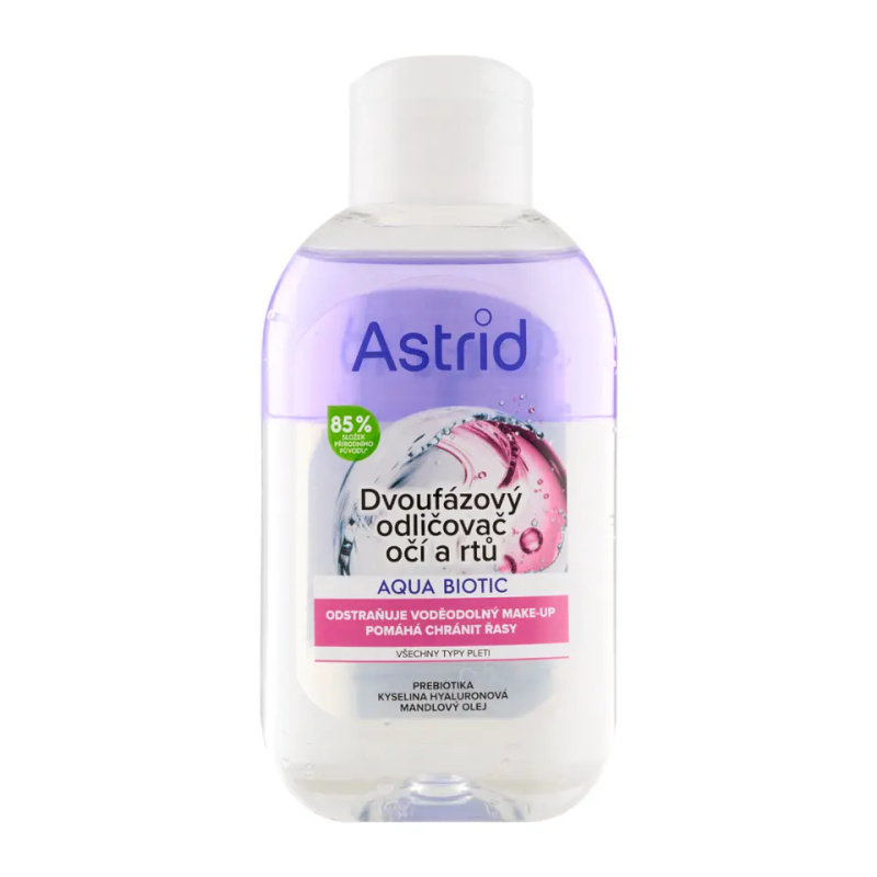 Astrid Dvoufázový odličovač očí a rtů Aqua Biotic 125 ml