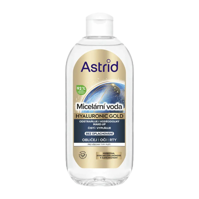 Astrid Hyaluronic Gold Micelární voda 400 ml