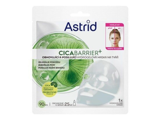 Astrid CICABARRIER+ Obnovující a posilující hydrogelová maska