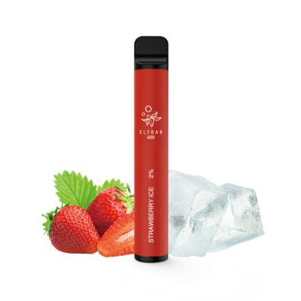 Elfbar 600 Disposable Pod Kit Strawberry Ice