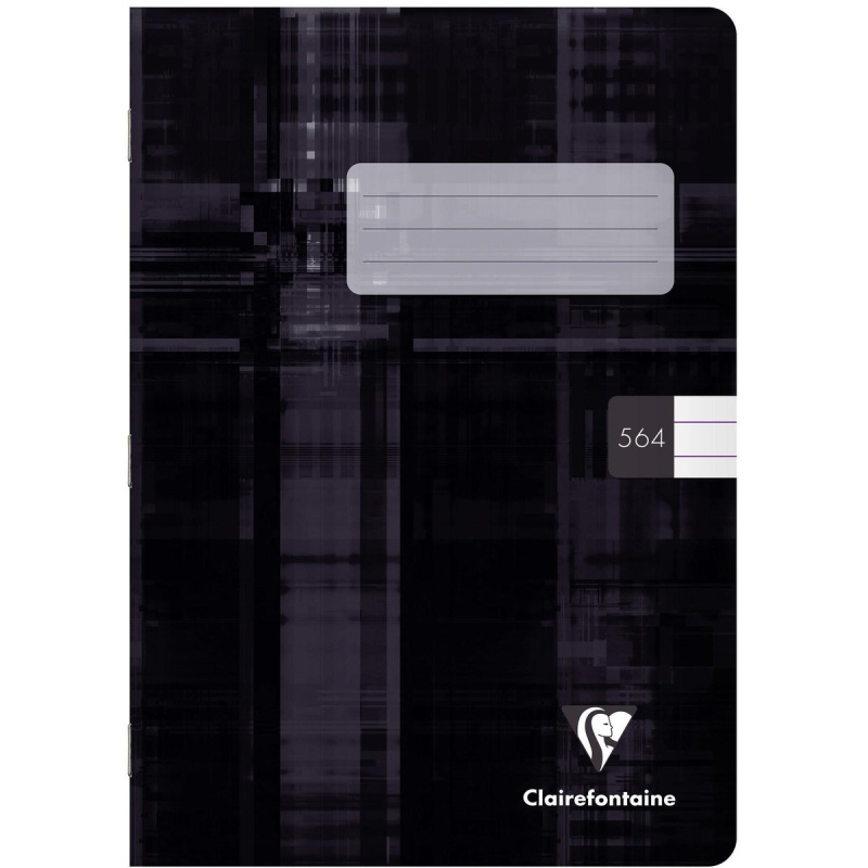 Clairefontaine Metric školní sešit černý A5 linkovaný, 564, 60 listů