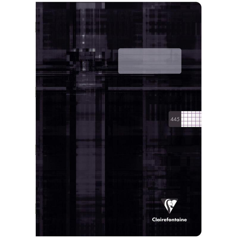 Clairefontaine Metric školní sešit černý A4 čtverečkovaný, 445, 40 listů