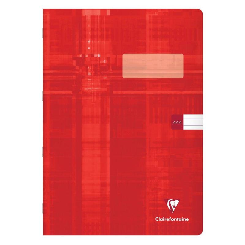 Clairefontaine Metric školní sešit červený A4 linkovaný, 444, 40 listů