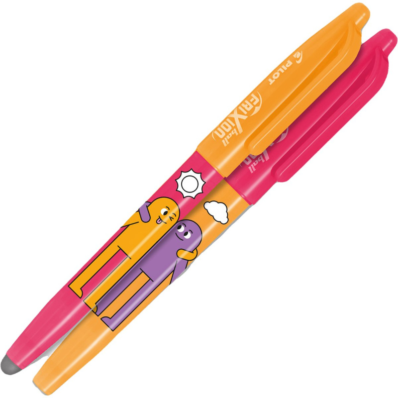 Pilot FriXion Ball Best Friends růžová/oranžová, šířka stopy 0,35 mm, šířka hrotu 0,7 mm