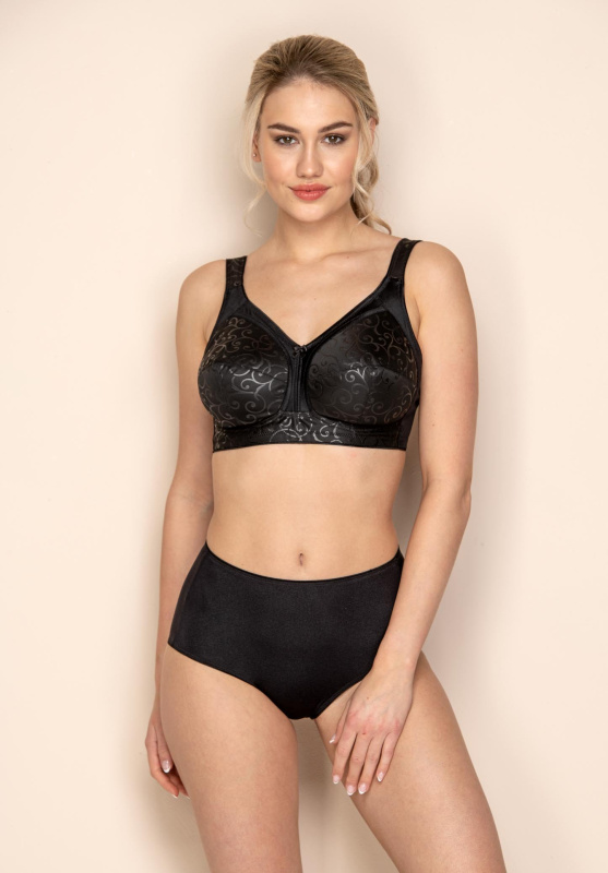 Podprsenka bez kostic a bez výztuže Timo 0127 Barva: Černá, Velikost: 80C