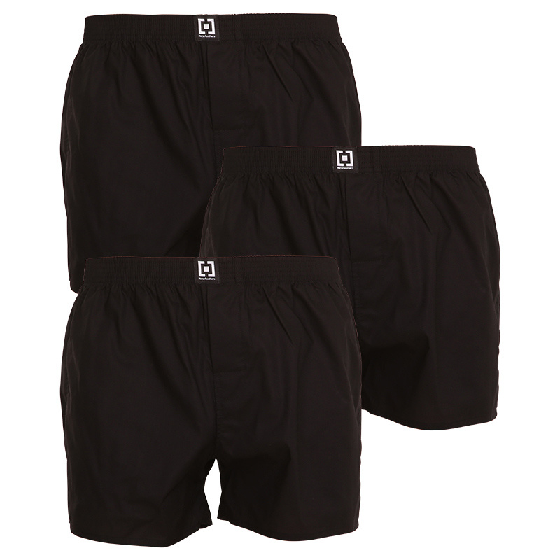 3PACK pánské trenky Horsefeathers Manny black (AM165A) M, trenýrky