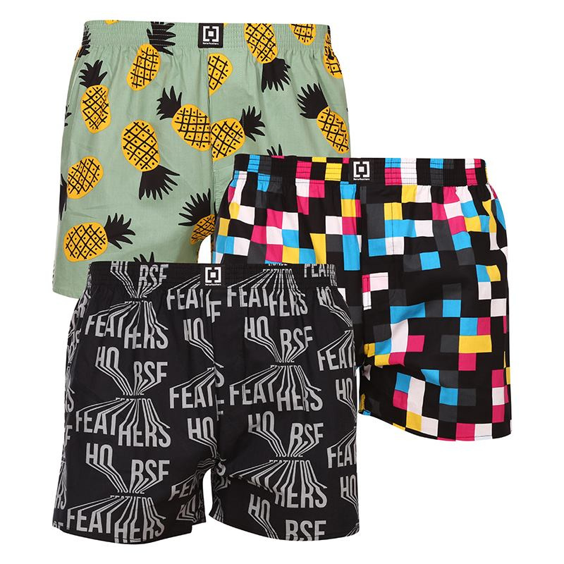 3PACK pánské trenky Horsefeathers Manny Bundle 4 (AM165C) M, trenýrky