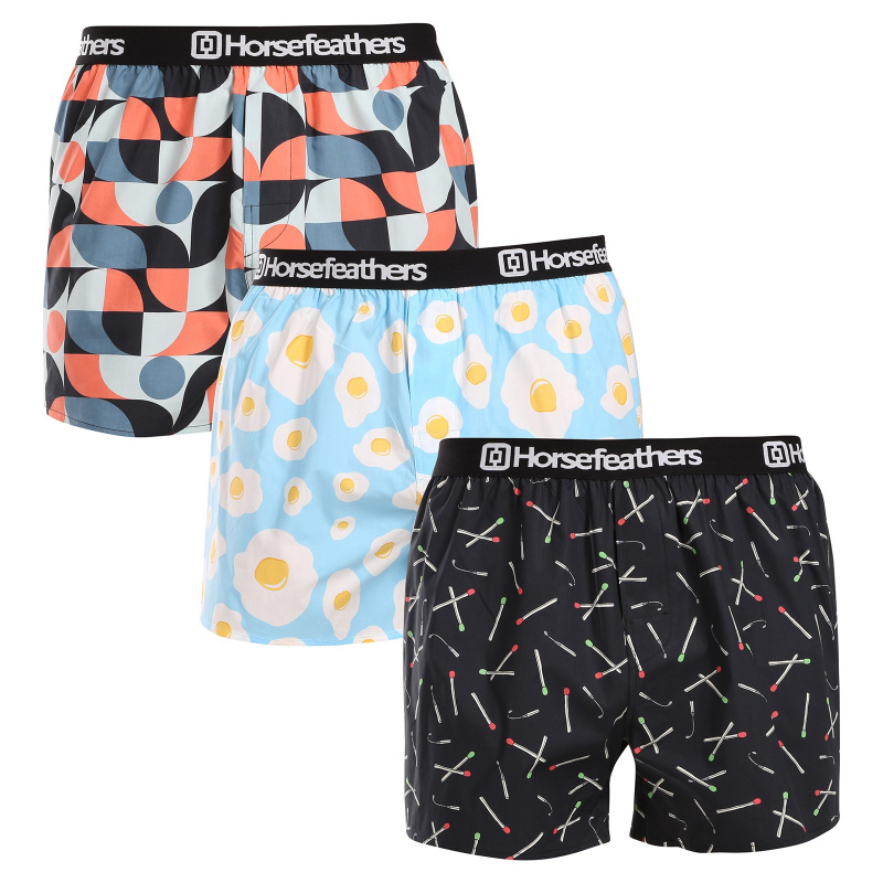 3PACK pánské trenky Horsefeathers Frazier Bundle 7 (AM096J) L, trenýrky