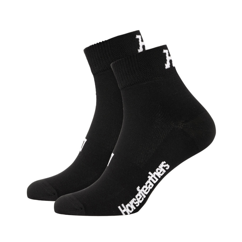 Ponožky Horsefeathers Jam kotníkové funkční černé (AW149A) S