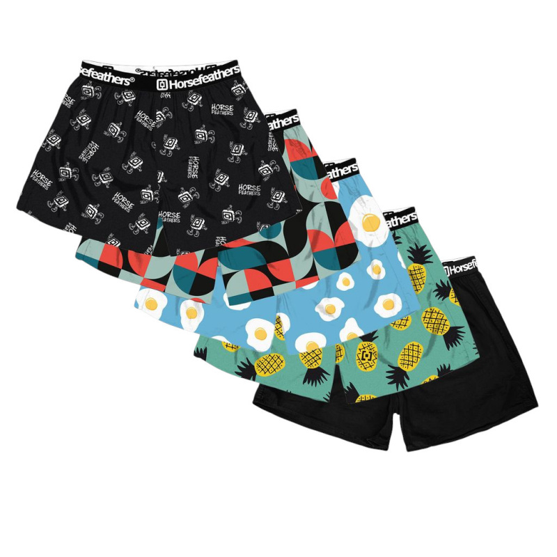 5PACK pánské trenky Horsefeathers Frazier Bundle 3 (AM287C) XXL, trenýrky