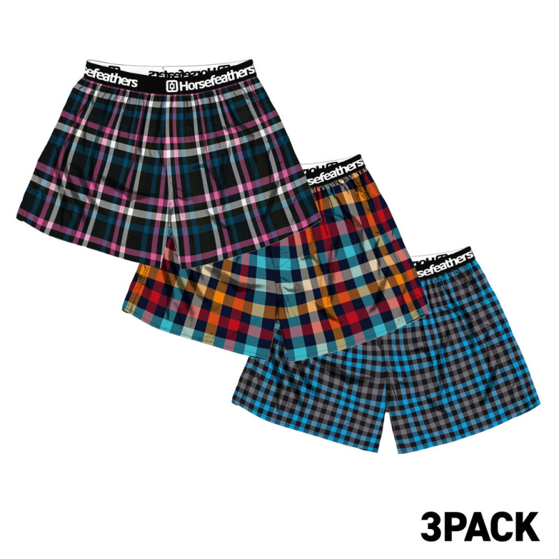 3PACK pánské trenky Horsefeathers Clay Bundle 2 (AM283B) L, trenýrky