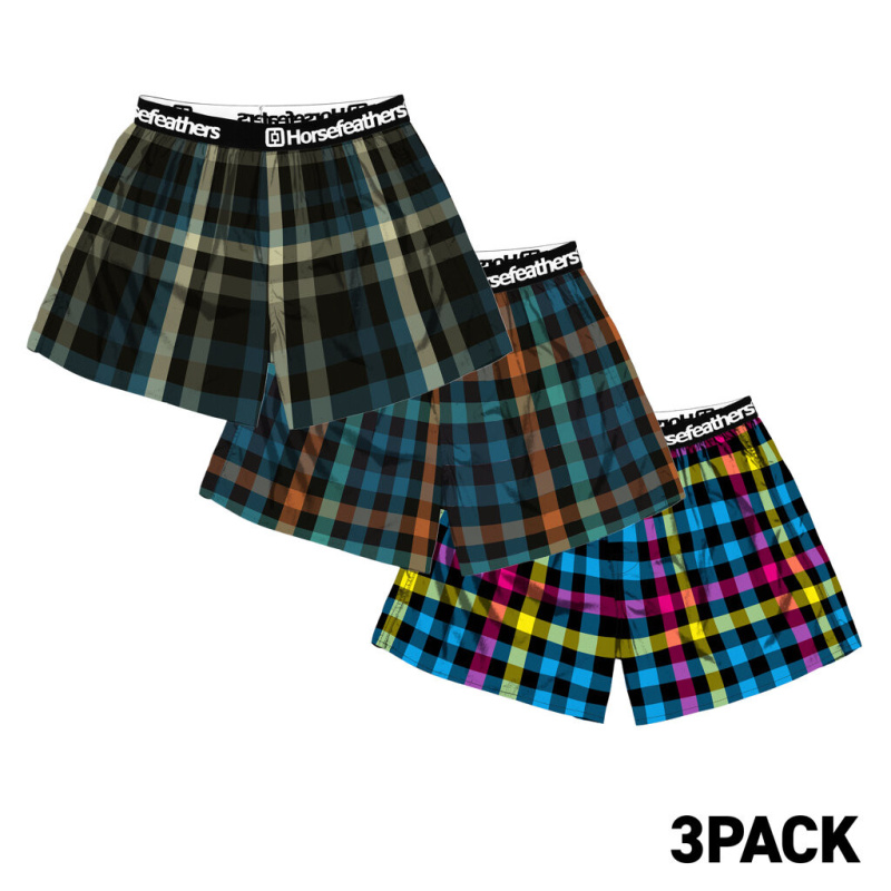 3PACK pánské trenky Horsefeathers Clay Bundle 5 (AM283E) XXL, trenýrky